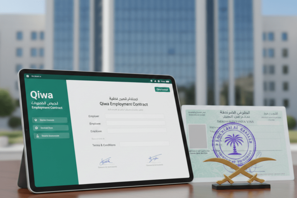 Qiwa Contract & Its Impact on Consular Work Visa Processing in Saudi Arabia